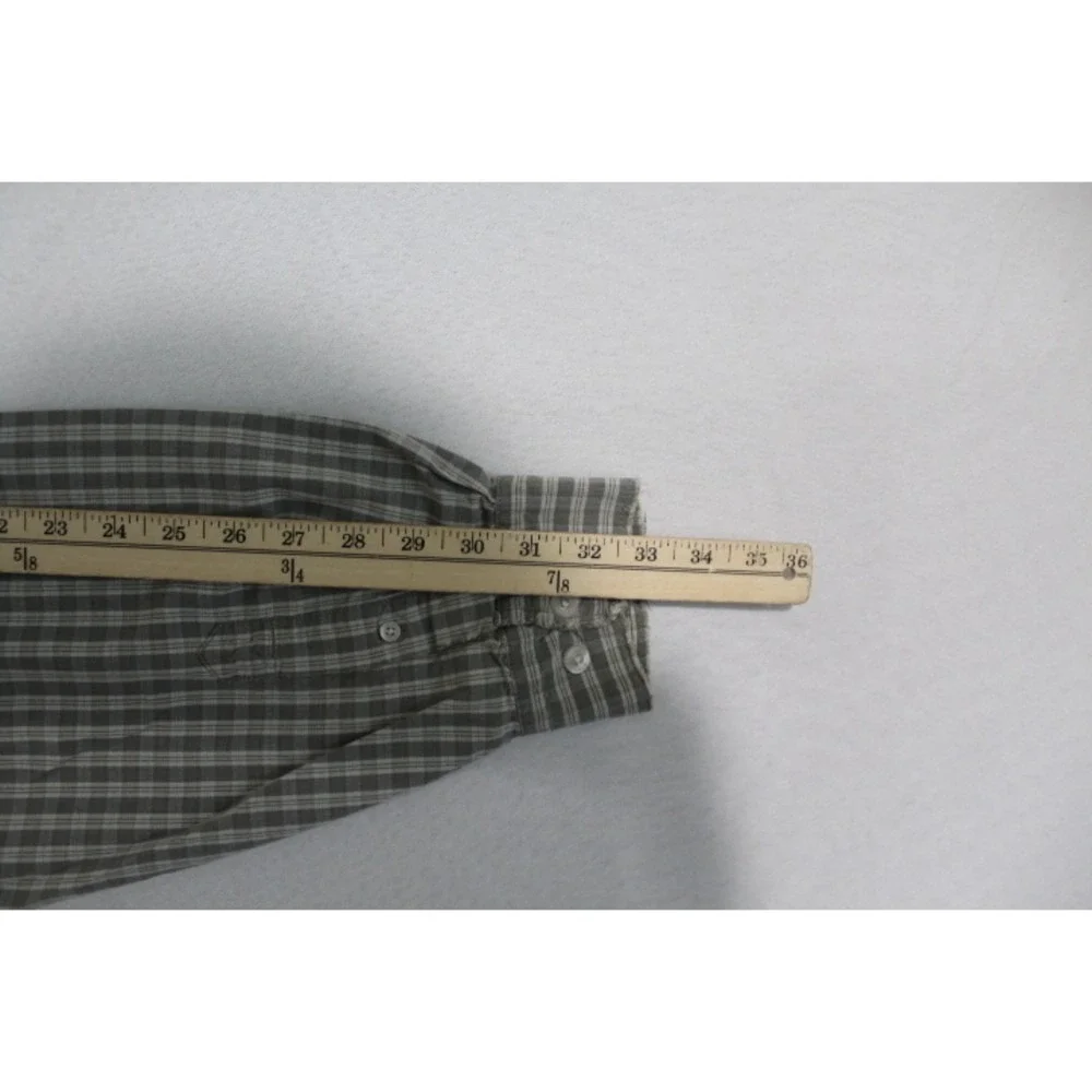 Levi's Men Green Plaid Dry Goods 90s Vintage Size XL
